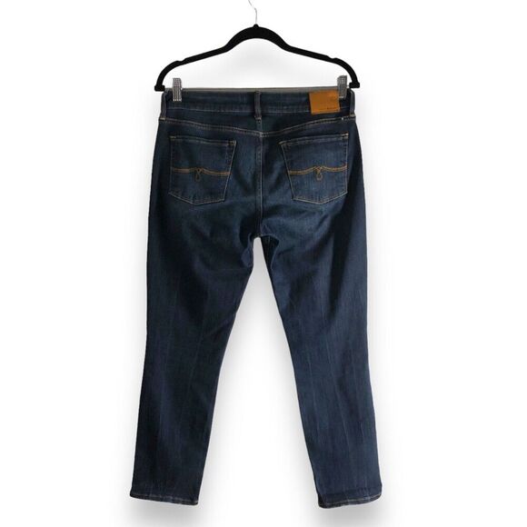Lucky Brand Womens Size 6/28 Lolita Capri Jeans Mid‎ Rise Dark Wash Minimalist - Picture 2 of 14